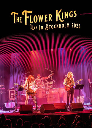 the album cover for Flower Kings - Live In Stockholm 2025 (Blk) [Colored Vinyl] (Gate) [180 Gram]
