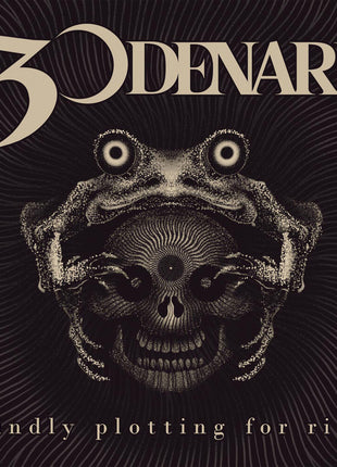 the album cover for 30 Denari - Kindly Plotting For Riot