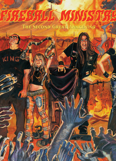 the album cover for Fireball Ministry - Second Great Awakening: Beneath The Desert Floor