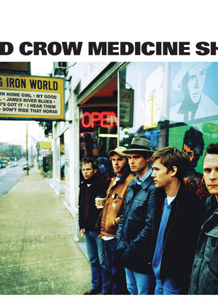 the album cover for Old Crow Medicine Show - Big Iron World