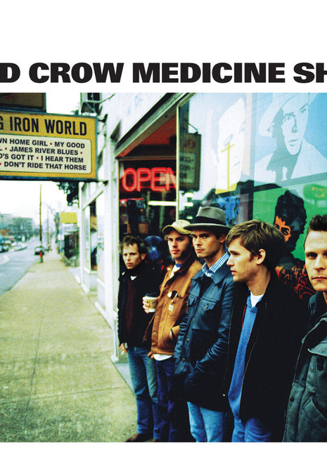 the album cover for Old Crow Medicine Show - Big Iron World