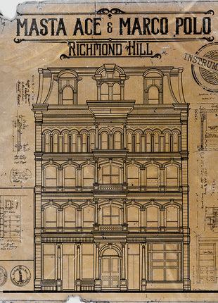 the album cover for Masta Ace & Marco Polo - Richmond Hill - Instrumentals