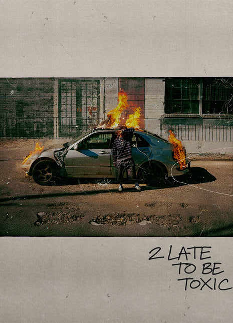 the album cover for Kaash Paige - 2 Late To Be Toxic [Translucent Orange Crush Color LP]