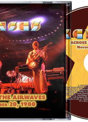 the album cover for Kansas - Across The Airwaves