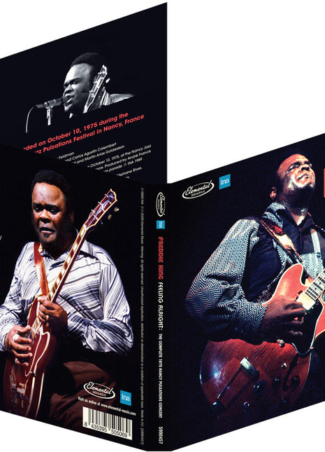 the album cover for Freddie King - Feeling Alright: Complete 1975 Concert [Digipak]