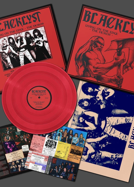 the album cover for Blacklyst - Living On The Edge - Demos [Colored Vinyl]