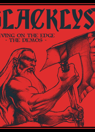 the album cover for Blacklyst - Living On The Edge - Demos