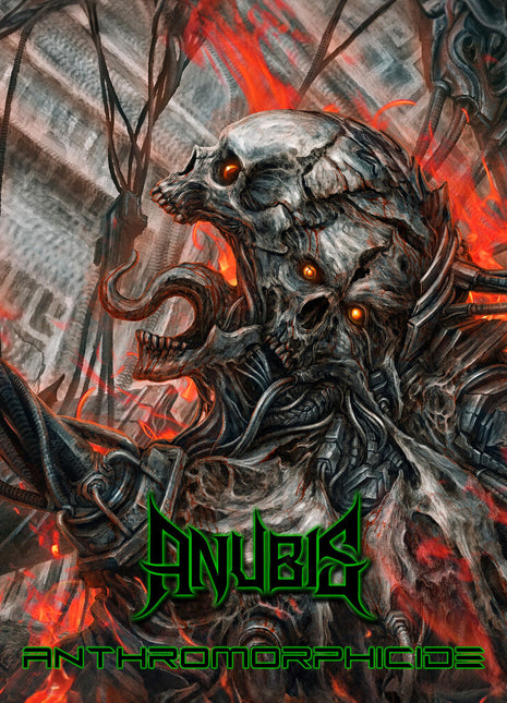 the album cover for Anubis - Anthromorphicide