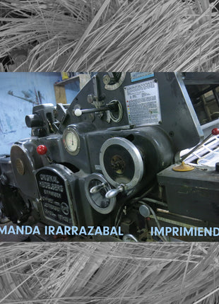 the album cover for Amanda Irarrazabal - Imprimiendo