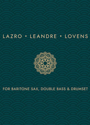 the album cover for Daunik Lazro - For Baritone Sax Double Bass And Drumset