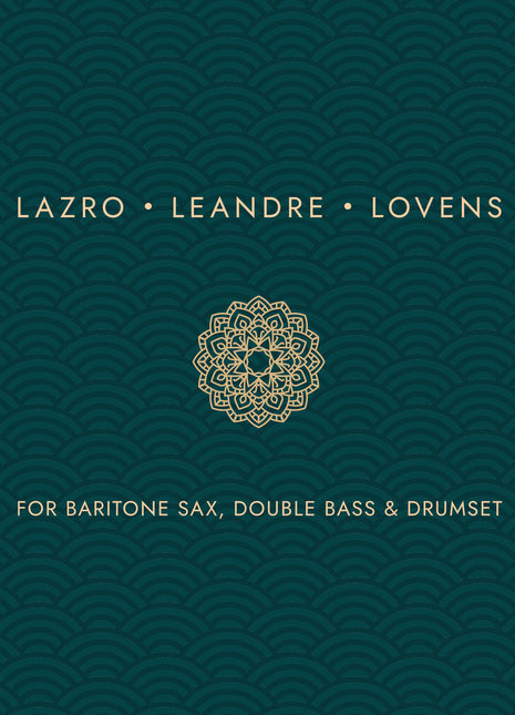 the album cover for Daunik Lazro - For Baritone Sax Double Bass And Drumset