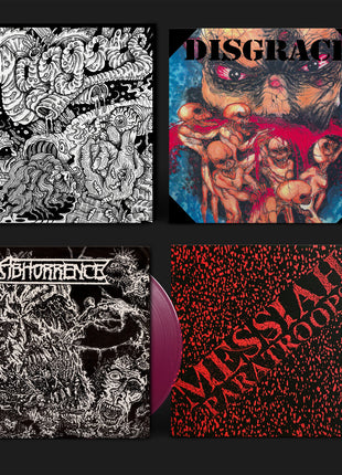 the album cover for Abhorrence - Maggots: Original Artyfacts From The First Finnish
