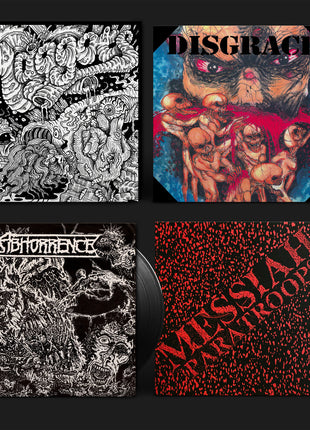 the album cover for Abhorrence - Maggots: Original Artyfacts From The First Finnish