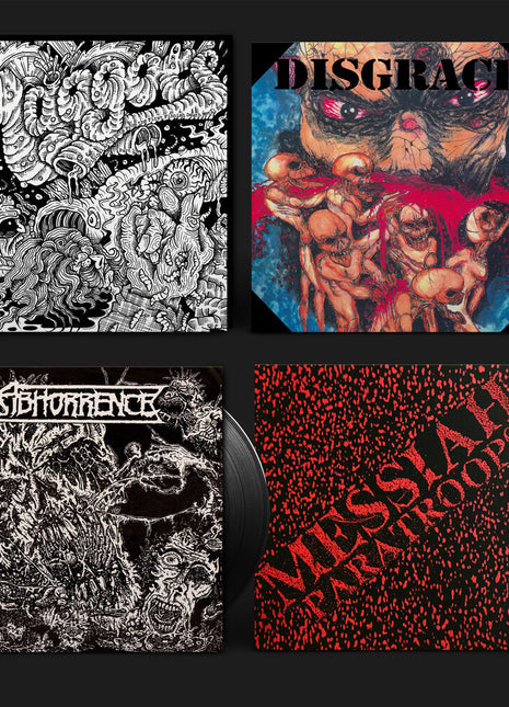 the album cover for Abhorrence - Maggots: Original Artyfacts From The First Finnish