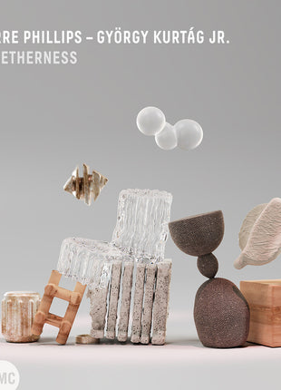 the album cover for Barre Phillips  / Kurtag,Gyorgy Jr - Togetherness