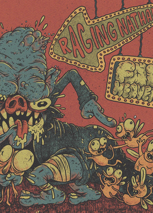the album cover for Raging Nathans & Fat Heaven - Raging Nathans