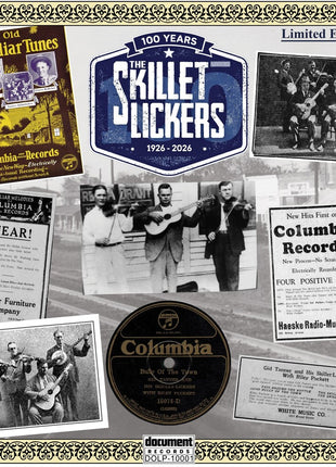 the album cover for Skillet Lickers - 100 Years: 1926-2026 (Blue) [Colored Vinyl] [Limited Edition]