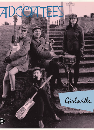 the album cover for Thee Headcoatees - Girlsville (Exp)
