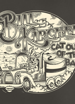 the album cover for Bill Kirchen - Cat Out Of The Bag