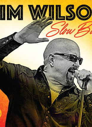 the album cover for Kim Wilson - Slow Burn