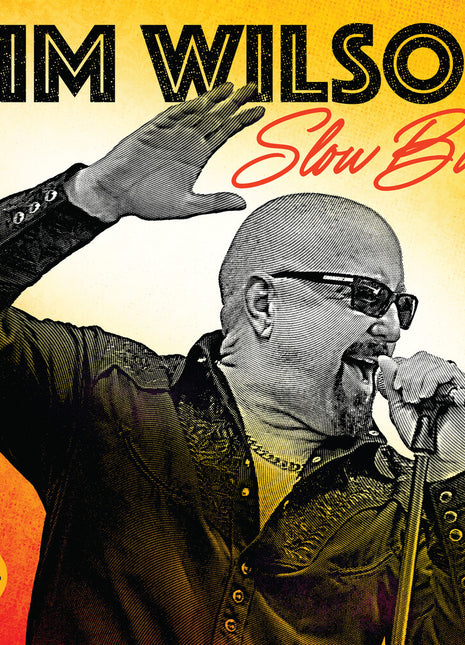 the album cover for Kim Wilson - Slow Burn