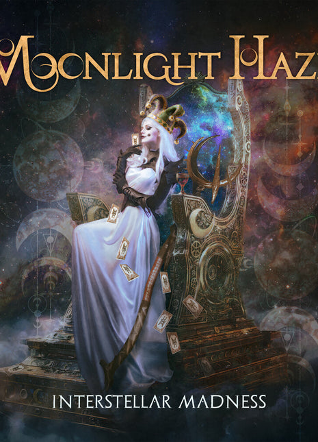 the album cover for Moonlight Haze - Interstellar Madness [Colored Vinyl] [Limited Edition] (Red) (Mrb)