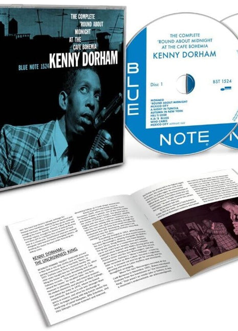 the album cover for Kenny Dorham - Complete 'round About At The Cafe Bohemia