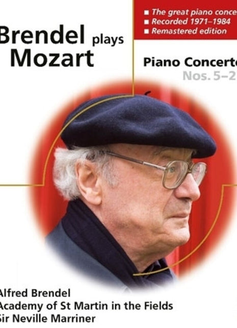 the album cover for Alfred Brendel - Brendel Plays Mozart (Box)