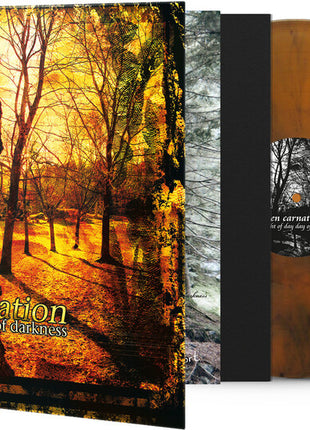 the album cover for Green Carnation - Light Of Day Day Of Darkness - Orange/Black (Blk)