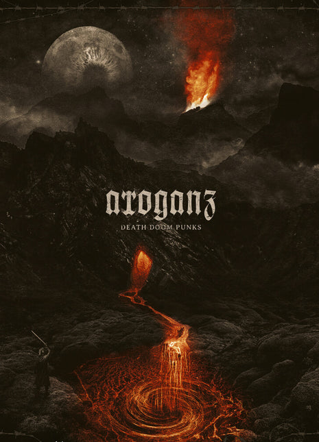 the album cover for Arroganz - Death Doom Punks