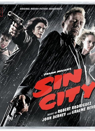 the album cover for Graeme Revell, John Debney & Robert Rodriguez - Sin City - Original Motion Picture Soundtrack [Deluxe]
