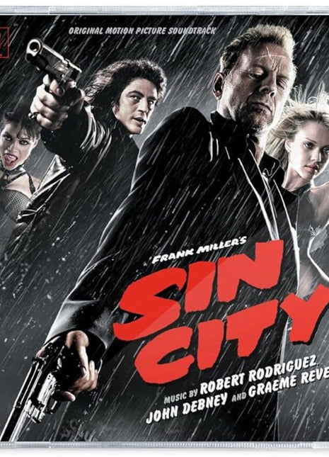 the album cover for Graeme Revell, John Debney & Robert Rodriguez - Sin City - Original Motion Picture Soundtrack [Deluxe]