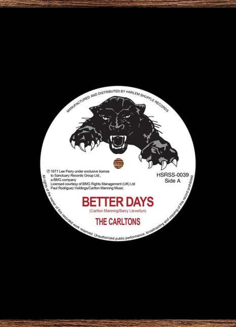 the album cover for Carltons / Lee Perry - Better Days / Station Underground News [Reissue]