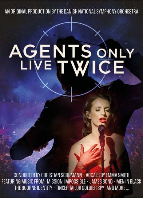 the album cover for Danish National Symphony Orchestra - Agents Only Live Twice