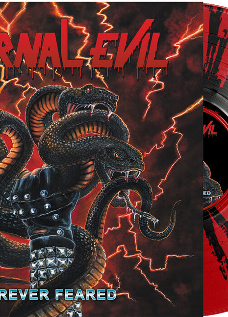 the album cover for Eternal Evil - Forever Feared [Colored Vinyl] [Limited Edition]