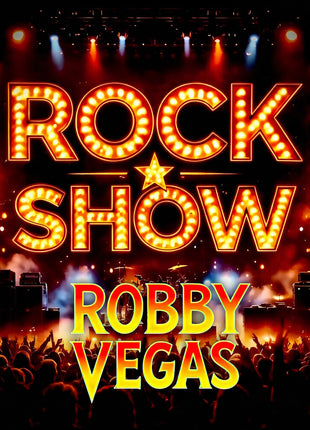 the album cover for Robby Vegas - Rock Show (Bonus Track)