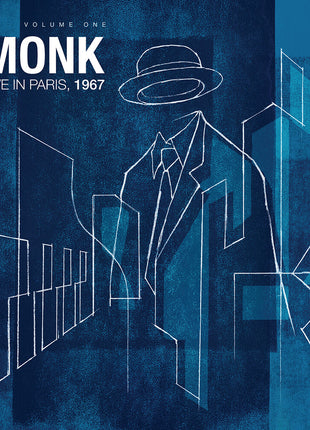 the album cover for Thelonious Monk - Monk Live In Paris, 1967, Volume One [Blue 180 Gram]