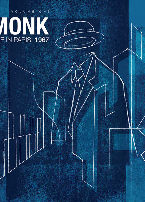 the album cover for Thelonious Monk - Monk Live In Paris, 1967, Volume One [Blue 180 Gram]