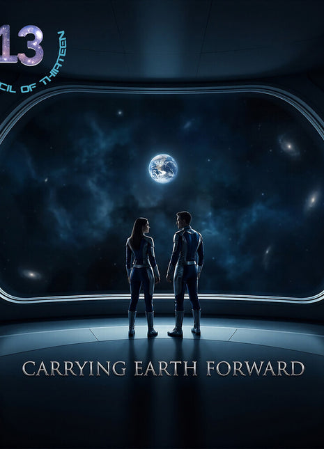 the album cover for Council Of Thirteen - Carrying Earth Forward [Deluxe] [With Booklet]