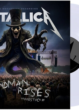 the album cover for Metallica - Sandman Rises [Indie Exclusive] [Colored Vinyl] [Limited Edition] [Indie Exclusive]