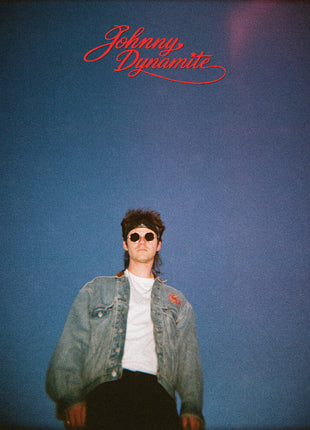 the album cover for Johnny Dynamite - Johnny Dynamite - Transparent Royal Blue (Blue)