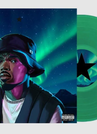 the album cover for Chance the Rapper - Star Line [Indie Exclusive Clear Green]