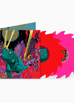 the album cover for King Gizzard And The Lizard Wizard - Petrodragonic Apocalypse Live [Colored Vinyl] (Gate) (Pnk)