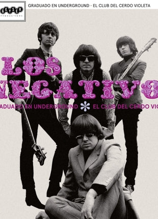 the album cover for Negativos - Graduado En Underground / Club Del Cerdo Violeta