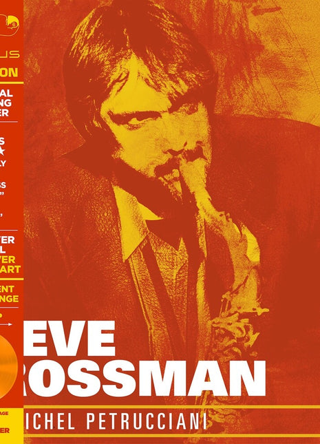 the album cover for Steve Grossman - With Michel Petrucciani - Orange [Colored Vinyl] [Deluxe]