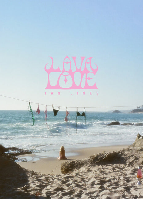 the album cover for Lavalove - Tan Lines
