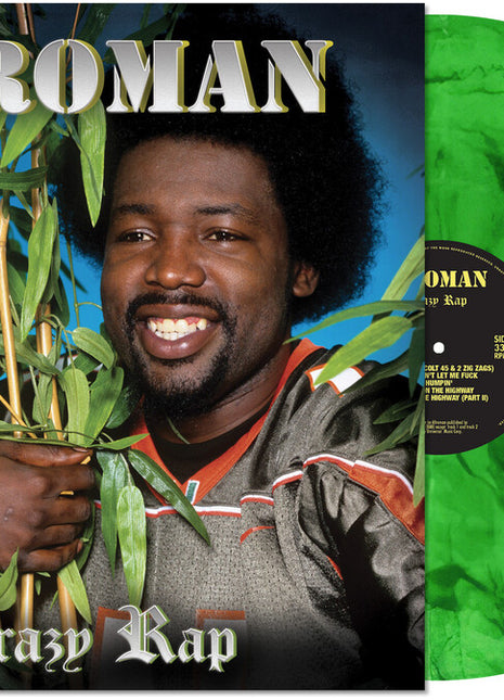 the album cover for Afroman - Crazy Rap [Green Marble]