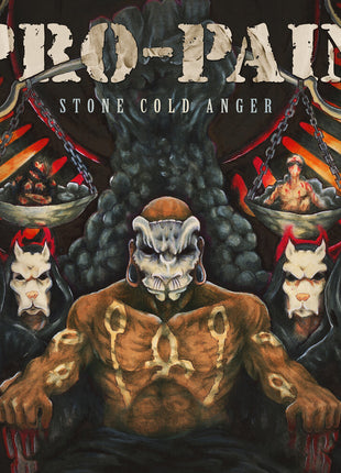 the album cover for PRO-PAIN - Stone Cold Anger
