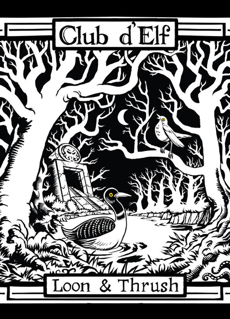 the album cover for Club D'Elf - Loon & Thrush