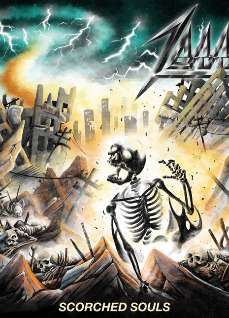 the album cover for Zerre - Scorched Souls (Uk)